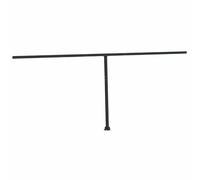 Supporti per tende da sole, colore antracite, 600 x 245 cm, in ferro, robusti e durevoli, per tende da giardino e terrazze, soluzione perfetta per resistenza al vento e alle intemperie