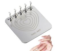 Supporti Per Unghie Press On Base Magnetica Riutilizzabile Stabile Per