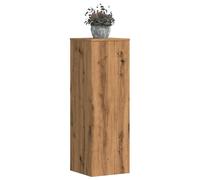 vidaXL Supporti Piante 2 pz Rovere Artigianale 33x33x100cm Multistrato, Supporto per Fiori, Supporto per vasi per Piante, Supporto per vasi per Piante