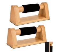 Supporti Piegamenti Allenamento,Set da 2 con Antiscivolo Stazione di Allenamento Portatile in Legno | Attrezzatura Esercizi Push Up Legno Riutilizzabile,per Uomo Donna Atleta Appassionati di Sport Ca