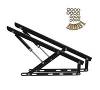 Supporti pneumatici per materassi, Kit di sollevamento for letto pieghevole con molla a gas(Black,600mm)