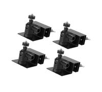 Supporti pratici della grondaia 2/4pcs per il supporto solare della lega di alluminio robusto e dei materiali di costruzione del pannello solare della lega di alluminio