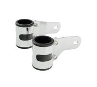 Supporti Punte Di Faro Cromo Bike IT 41/43 Mm / HLBHCHD