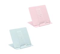 Supporti Reggilibri Leggii Porta Libri 6 Livelli Pieghevoli Clip Acciaio Set 2