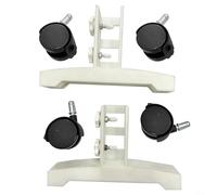 Supporti riscaldatori a infrarossi, staffa regolabile con ruote per un facile movimento, supporto da pavimento per pannelli di riscaldamento a infrarossi (bianco)