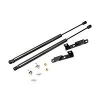 Supporti Sollevamento Cofano Anteriore 2PCS Per Ford Per Kuga Per La Fuga 2013-2019 Anteriore Del Cappuccio Cofano In Fibra Di Carbonio Ammortizzatori A Gas Ascensore Supporta(Black carbon fiber)