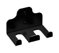 Supporti verticali da parete per bilancieri, Portabilanciere a parete con 2-8 ganci, metallo, nero for palestra domestica(Three hooks)