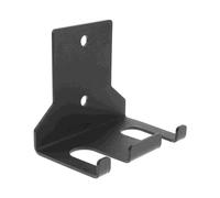 Supporti verticali da parete per bilancieri, Rastrelliera for bilancieri a parete nera 16x14x10 cm