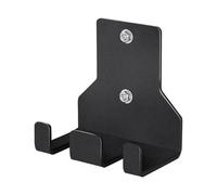 Supporti verticali da parete per bilancieri, Scaffale for bilancieri a parete for palestra domestica, garage, nero 160x175x95 mm