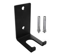 Supporti verticali da parete per bilancieri, Supporto a Parete for Rastrelliera Bilanciere Nero 14x10x7cm 2 Pz