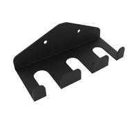 Supporti verticali da parete per bilancieri, Supporto da parete for bilanciere Nero 24,7x10x7,6 cm