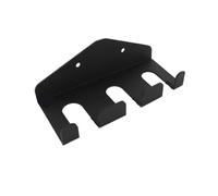 Supporti verticali da parete per bilancieri, Supporto da parete for bilanciere nero 24,7x10x7,6 cm Attrezzatura palestra domestica con montaggio a