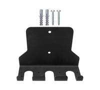 Supporti verticali da parete per bilancieri, Supporto for bilanciere da parete nero 25,5x10x18,5 cm