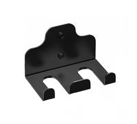 Supporti verticali da parete per bilancieri, Supporto for bilanciere Garage Palestra da parete verticale Nero 2 pz