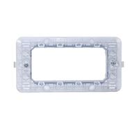 SUPPORTO 2 3 4 6 MODULI PER SCATOLA CASSETTA COMPATIBILE BTICINO SERIE MATIX - ETTROIT (4 Moduli)