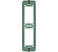 Supporto 2 moduli Vimar Plana verde trasparente Verde