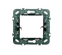 Supporto 2 posti compatibile vimar plana per cassetta 3 moduli Ettroit EV0202