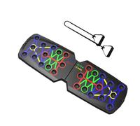 Supporto 24,41 Pollici Base, Strumento di Ginnastica, Bodybuilder Multifunzionale Set Ripeti Tracker Integrato Cinghie di Resistenza Ergonomiche Protezione del Polso Struttura stabile in ABS