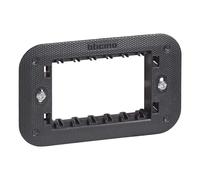 Bticino Living Now Supporto 3 moduli, Altezza 72 mm; Larghezza 113 mm, Nero
