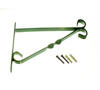 Supporto 30.5cm 300mm da Parete Cesto Verde Plastic Rivestito Acciaio X W/ Viti
