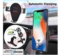 SUPPORTO 3A06 PRESA ARIA AUTO SMARTPHONE CARICATORE QI WIRELESS LINQ UNIVERSALE
