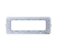 SUPPORTO A 6 MODULI, PER CASSETTA SCATOLA 506, PER PLACCA A 6 POSTI, COMPATIBILE CON BTICINO MATIX, SERIE SOLAR, SERIE CIVILE, MASCHERINA