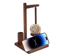 Supporto A Base Di Lana - Bobina Artigianale Al Crocheter A Maglia | Base Stabile In Legno In Metallo, Strumento Di Stoccaggio Del Filo Creativo, Maglione Di Maglione Per Cappotto, Accessorio