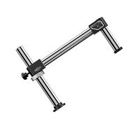 Supporto a braccio per microscopio stereo salvaspazio, doppio braccio flessibile con rotazione regolare e controllo ergonomico dell'altezza Supporto a braccio doppio braccio