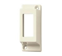 Supporto a calotta 1 modulo avorio da parete per frutti serie Vimar 8000