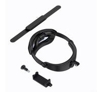 Supporto a cinghia per testa rotante a 360 gradi per action camera compatibile con Osmo per Nano 360 e Insta360 X5 Series nero Abs fascia titolare con viti di sicurezza per dinamico verticale