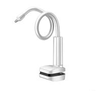 Supporto a clip in metallo zincato per telecamera di sicurezza, supporta il montaggio a soffitto dell'armadio, nessun danno all'installazione (bianco)