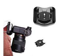 Custodia per fotocamera, supporto a cinghia per fotocamera, gancio per fotocamera reflex DSL, nero