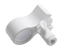 Supporto a clip per microfono grande, bianco, 32-60 mm, regolabile, morsetto per microfoni a condensatore, registrazione in studio