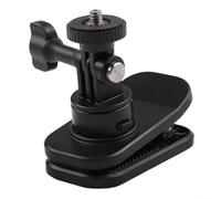 Supporto a clip per zaino Insta360 X5/X4 - Supporto per fotocamera girevole a 360° con base magnetica, costruzione in ABS e cuscinetto in silicone per attività all'aperto