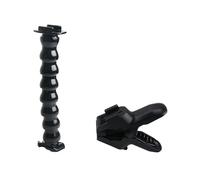 Supporto A Collo di Cigno Regolabile con Supporto per Braccio A Morsetto per Accessorio Staffa per Clip per Action Cam HERO HD SJCAM