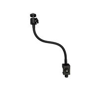 Supporto A Collo D'Oca Regolabile da 28 cm con Morsetto per Fotocamere, Luci Video A LED, Microfono, Stativo da Scrivania con Clip.