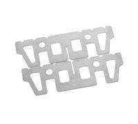 Supporto a croce per stufa, confezione da 2 pezzi, in acciaio inox, 9,5 x 2,9 cm, staffa di supporto per pentole da campeggio, leggero, portatile, attrezzatura da cucina all'aperto