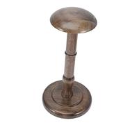Supporto a cupola in legno per cappelli, elegante espositore per parrucche per casa o ufficio, elegante scrivania per cappelli, parrucche e accessori