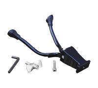 Supporto a due gambe per bicicletta montato centrato, a sgancio rapido, per bici da corsa, stabile supporto in metallo per bici da strada, mountain bike, attività all'aperto, parcheggio per bicicletta