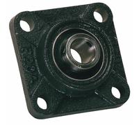 Supporto a flangia quadra autoallineante Ama UCF 205 con cuscinetto Ø 25mm