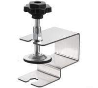 Supporto a forma di U per cassetti in acciaio inossidabile, clip di installazione antiscivolo per armadi e controsoffitti, dispositivo antigraffio per il miglioramento della casa (curva lunga)