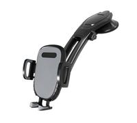 Supporto a , girevole, regolabile, per cruscotto cellulare, con braccio | pieghevole verso il basso, per navigare sul parabrezza 'auto, guida a mani libere, presa sicura, design universale e