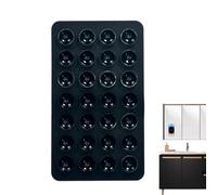 Supporto a in Silicone per Custodia Telefono Stabile, Compatto, Regolabile | Silicone Supporto Quadrato per Vetro, Schermi, Frigoriferi, Piastrelle, Auto, Cucina, Bagno