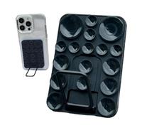 Supporto a in silicone per telefono, supporto biadesivo per telefono, supporto adesivo per cellulare, forte adsorbimento per cruscotto, console centrale, uffici