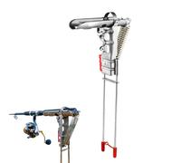 Supporto A Molla Automatico Per Canna Da Da Terra | Fissaggio per Asta da | Supporti in Acciaio Inox per su Barca in Acque Dolci e Salate