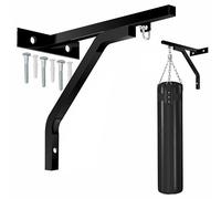 Supporto a muro ONEX per sacco da boxe da 18 pollici, con gancio girevole a D, in acciaio da 16 gauge, resiste fino a 100 kg, montaggio a parete per allenamento di boxe, MMA, kickboxing e Muay Thai