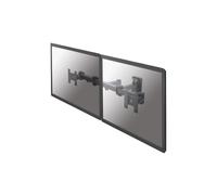 Supporto a muro per 2 schermi LCD - NEWSTAR - FPMA-W960D - Nero - 10"-27" - Inclinabile
