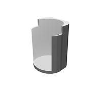 Supporto a Muro per Bottiglie Resina 500ml Elegoo Anycubic Stampato 3D