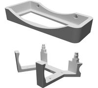 Supporto a Muro per Kärcher KHB6 Pulitore a Vapore - Porta Accessori