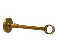 Supporto a muro per profilo tondo 1 via Wire Ø 2 x L 14 cm oro Oro